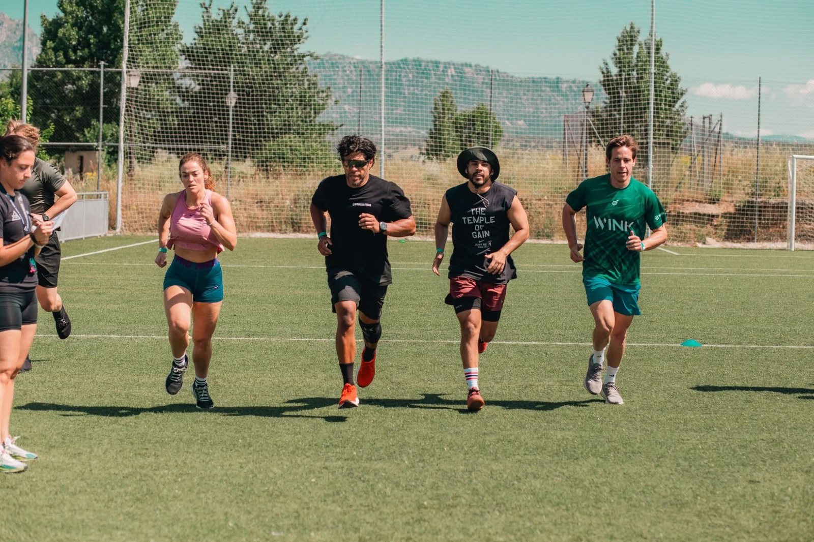 Entrenamiento de carrera al aire libre